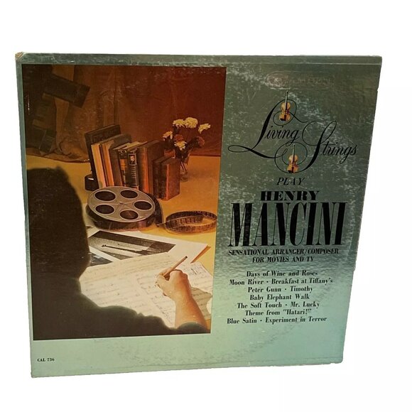 Living Strings Play Henry Mancini (Vinyl, 1963) RCA Camden CAL 736 VG LP Record - Picture 1 of 9